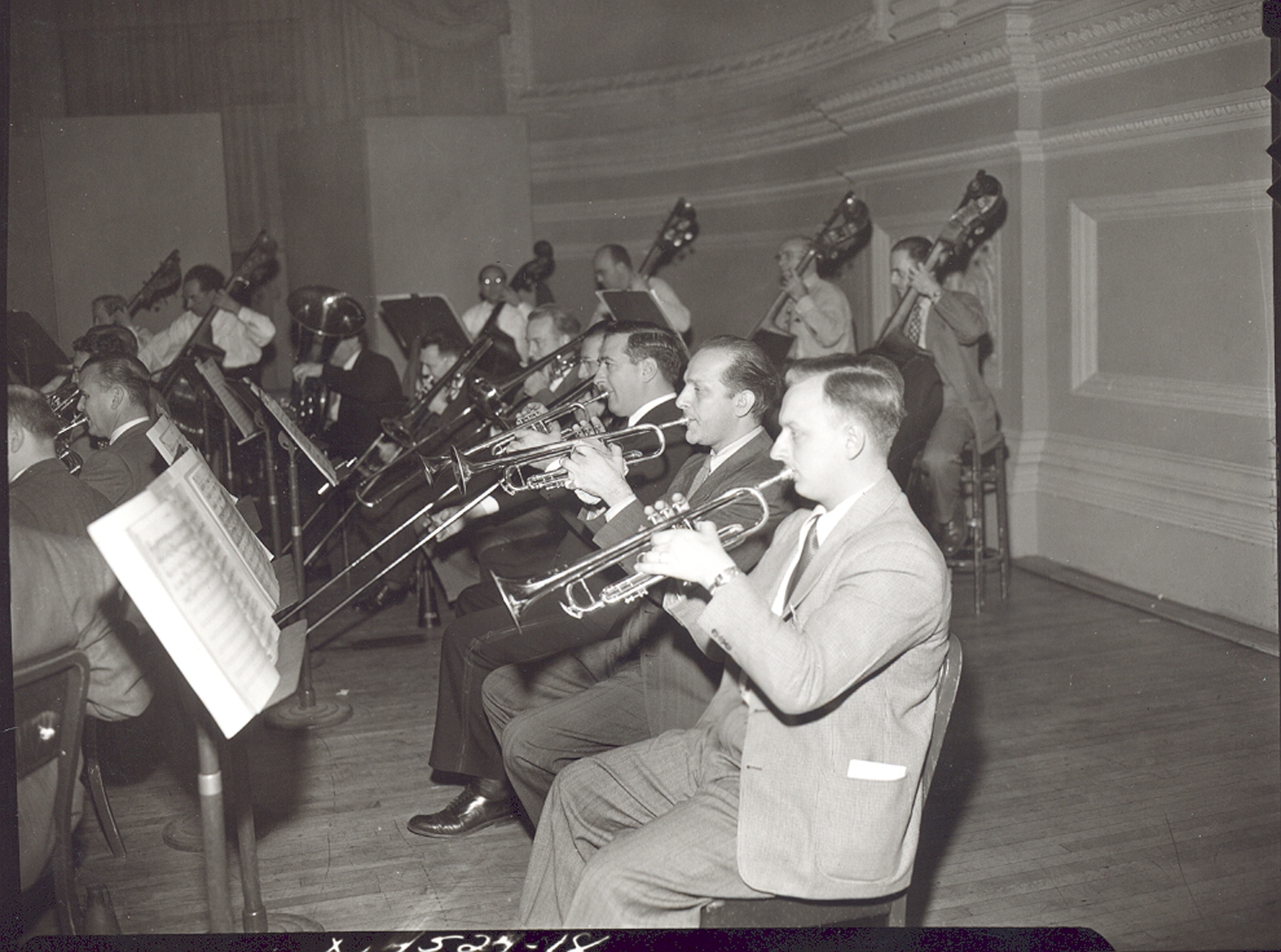 New York Philharmonic trumpet section, circa 1950