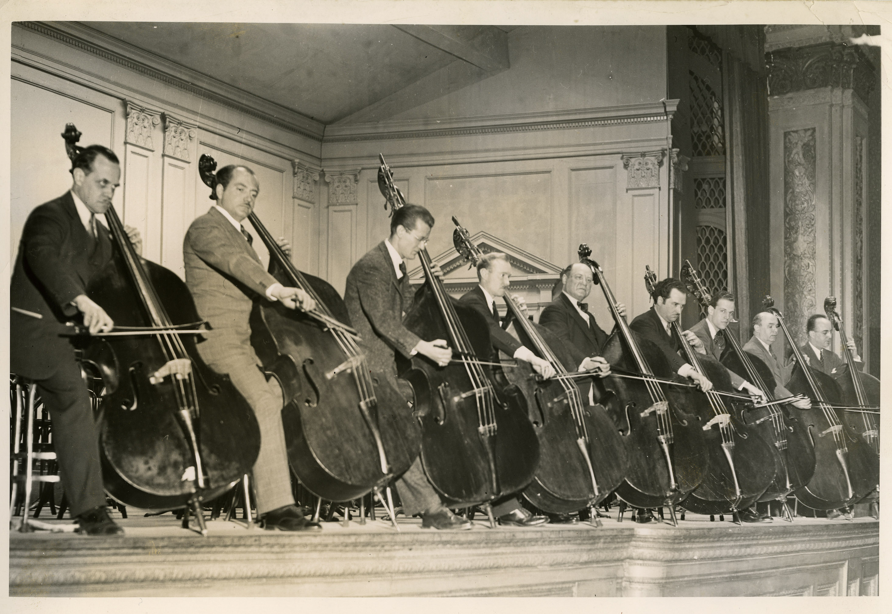 Philharmonic Bass section, 1941-42 season