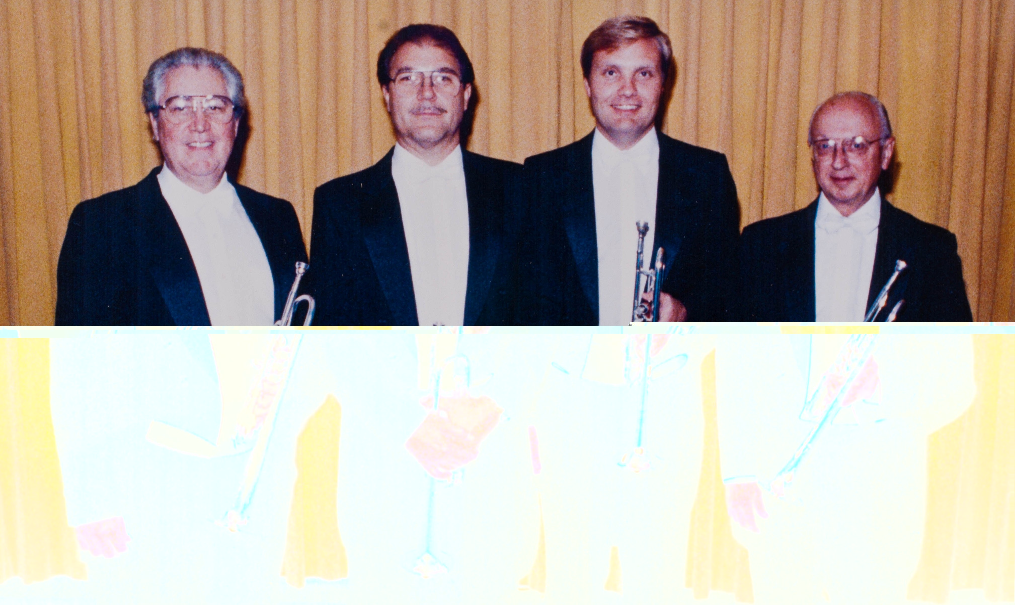 New York Philharmonic trumpet section, circa 1980