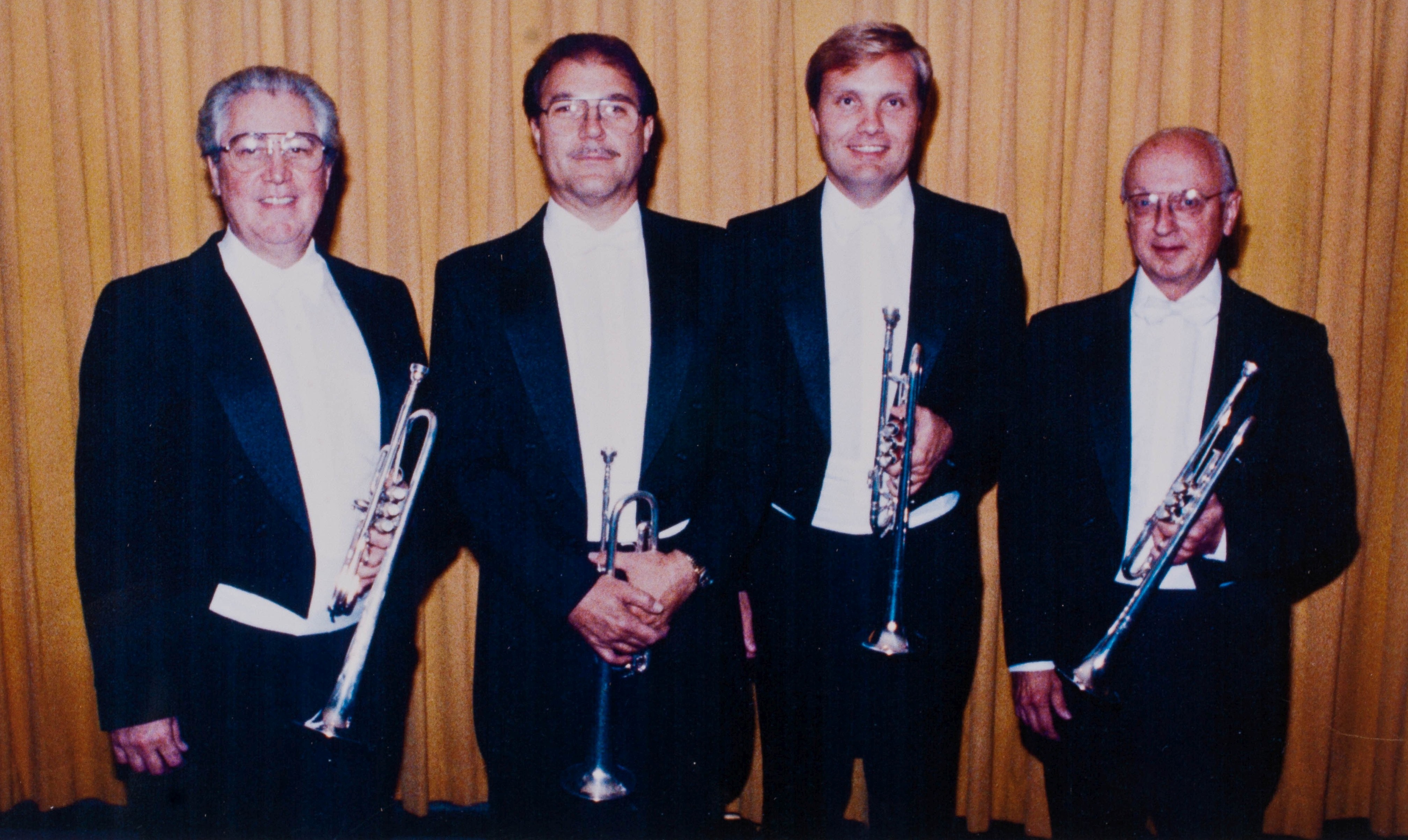 New York Philharmonic trumpet section, circa 1980