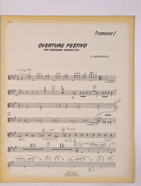 Festive Overture Pdf